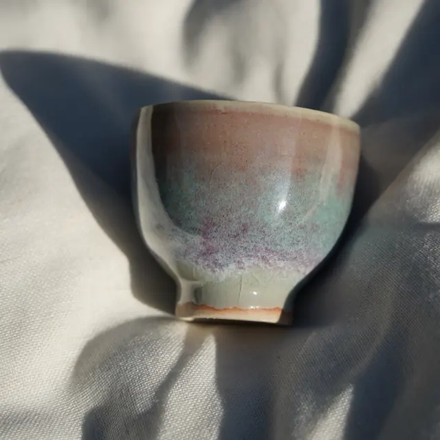 Blush tea bowl