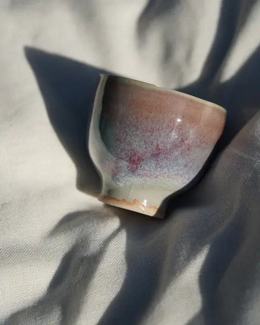 Blush tea bowl, second view