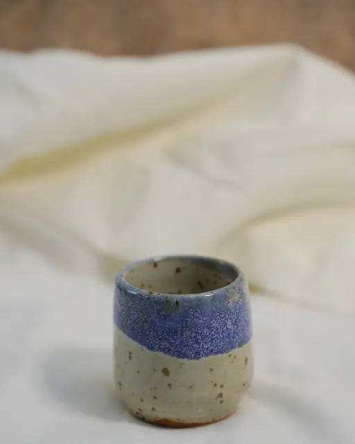 Cup with blue band